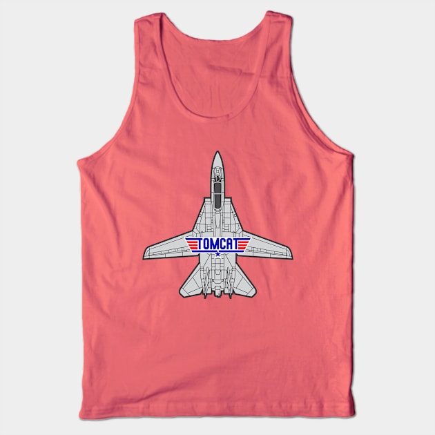 F-14 Tomcat Tank Top by MBK